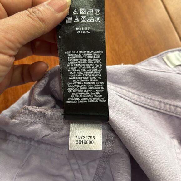 NWT 7 For All Mankind Easy Ruby Cut Off Jean Short- Lavender Size 29 - Picture 9 of 13